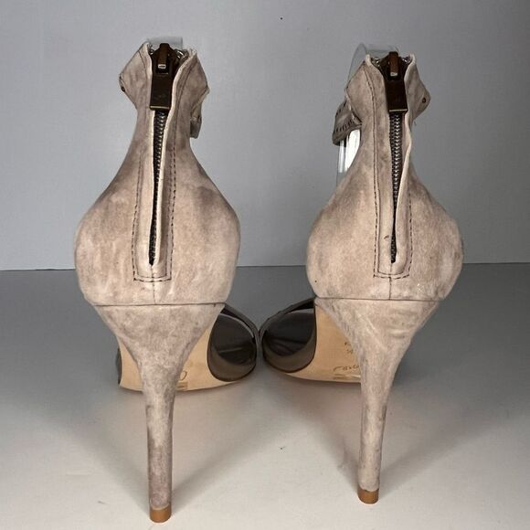 Joie Agata Suede Ankle Strap Heels - Picture 6 of 10